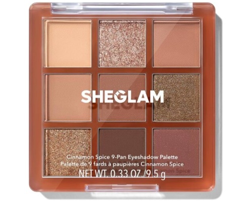 SHEGLAM Eyeshadow Palette 9-Color Ultra-pigmented Shimmer & Matte