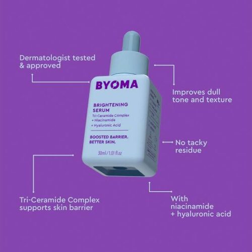 BYOMA Brightening Serum,Tri ceramide complex +Niacinamide +Hyaluronic acid - Image 2
